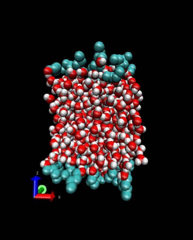 Butanol/water interface